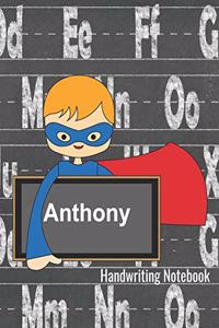 Anthony Handwriting Notebook