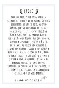Oración del Credo Cuaderno De Notas