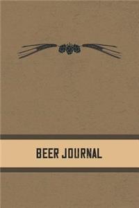 Beer Journal: Log and Notebook to Track Home Brewing and Recipes