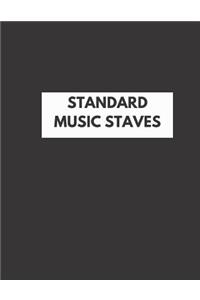 Standard Music Staves