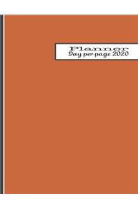 Day per page planner 2020