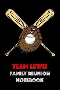 Team Lewis Family Reunion Notebook