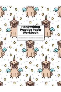 Handwriting Practice Paper Workbook