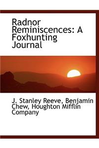 Radnor Reminiscences
