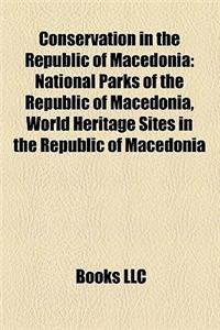 Conservation in the Republic of Macedonia