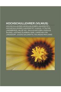 Hochschullehrer (Vilnius)