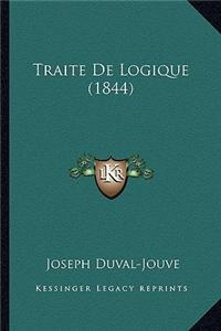 Traite De Logique (1844)
