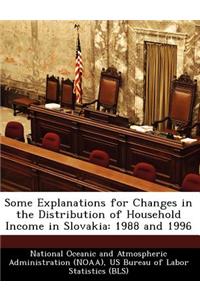 Some Explanations for Changes in the Distribution of Household Income in Slovakia