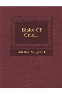 Blake of Oriel...