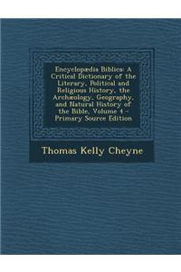 Encyclopaedia Biblica