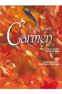 G. Bizet Carmen Pour Trio a Cordes Partie D'alto