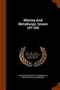 Mining and Metallurgy, Issues 157-168