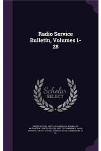 Radio Service Bulletin, Volumes 1-28