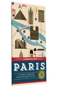 City Scratch-Off Map: Paris