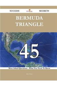 Bermuda Triangle 45 Success Secrets - 45 Most Asked Questions on Bermuda Triangle - What You Need to Know