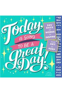 2020 Today is Going to be a Great Day! Colour Page-A-Day Calendar