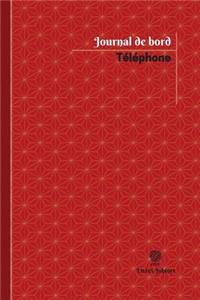 Téléphone Journal de bord: Registre, 100 pages, 15,24 x 22,86 cm