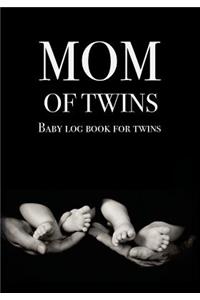 Baby log book for twins Mom of Twins