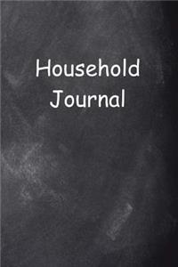 Household Journal Chalkboard Design