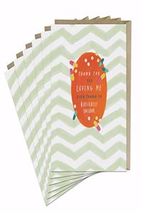 6-Pack Em & Friends Thank You For Loving Me Card