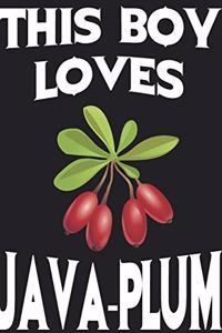 This Boy Loves Java-Plum Notebook