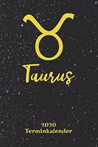 Sternzeichen Terminkalender 2020 - Stier Taurus