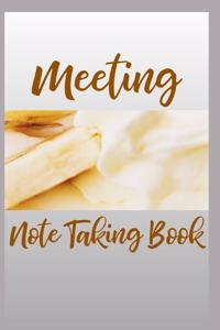 Meeting Note Taking Book