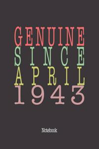 Genuine Since April 1943