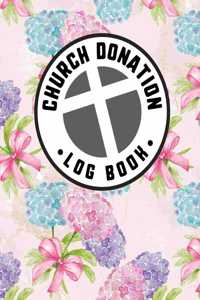 Church Donation Log Book