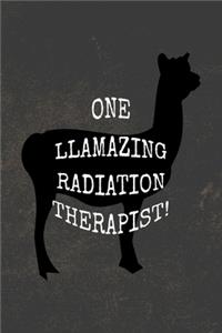 One Llamazing Radiation Therapist