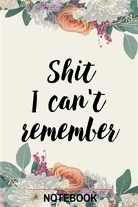 Shit I can't remember