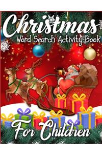 Christmas Word Search Activity Book for Children