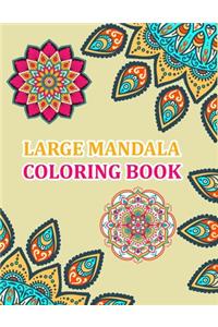 Large Mandala Coloring Book