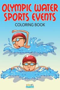 Olympic Water Sports Events Coloring Book