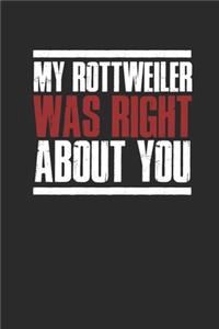 My Rottweiler Was Right About You