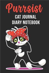 Purrsist Cat Journal Diary Notebook