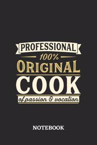 Professional Original Cook Notebook of Passion and Vocation