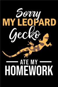 Sorry My Leopard Gecko Ate My Homework