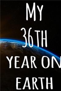 My 36th Year On Earth