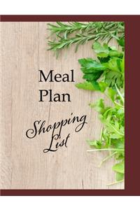 Meal Plan Shopping List