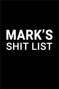 Mark's Shit List
