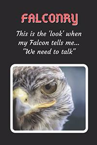 This Is The Look When My Falcon Says 