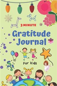 3 Minute Gratitude Journal for Kids