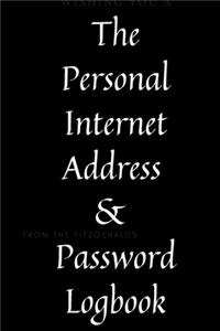 The Personal Internet Address & Password Logbook