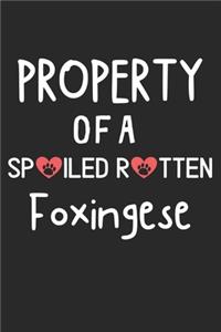 Property Of A Spoiled Rotten Foxingese