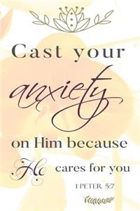 Cast Your Anxiety on Him Because He Cares for You 1 Peter 5