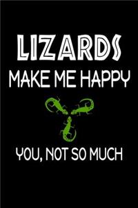 Lizards Make Me Happy, You, Not So Much