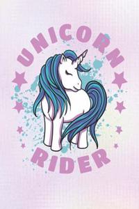 Unicorn Horse Rider Notebook