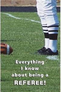 Everything I Know About Being a REFEREE!