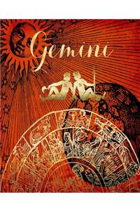 Gemini Symbol Astrology Wheel Zodiac Sign Horoscope School Comp Book 130 Pages